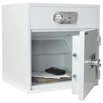 Preview: Rottner Schubladentresor D1 70 DB/DB lichtgrau T05890